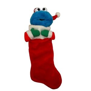 Vintage 2005 Kurt Adler Cookie Monster Plush Stocking